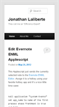 Mobile Screenshot of jonathanlaliberte.com