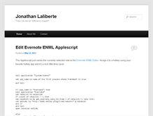 Tablet Screenshot of jonathanlaliberte.com